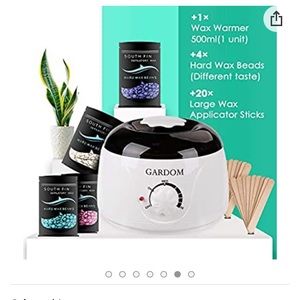 Waxing kit. For full body waxing, includes wax.